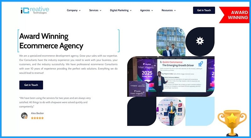 iCreative Technologies- Leading shopware agency and trusted shopware bronze partner agency in India