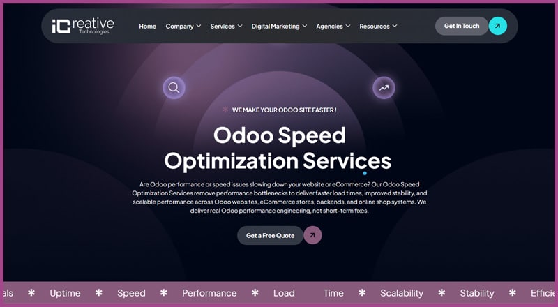 Best odoo Speed Optimization Services Experts.