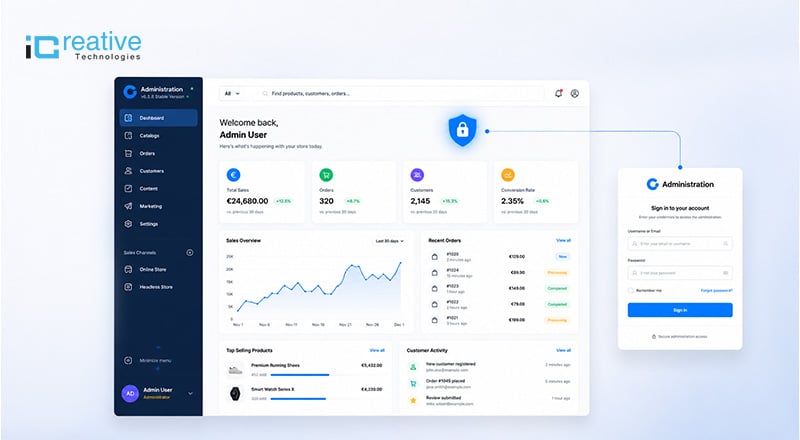 Shopware Storefront Login (Frontend)