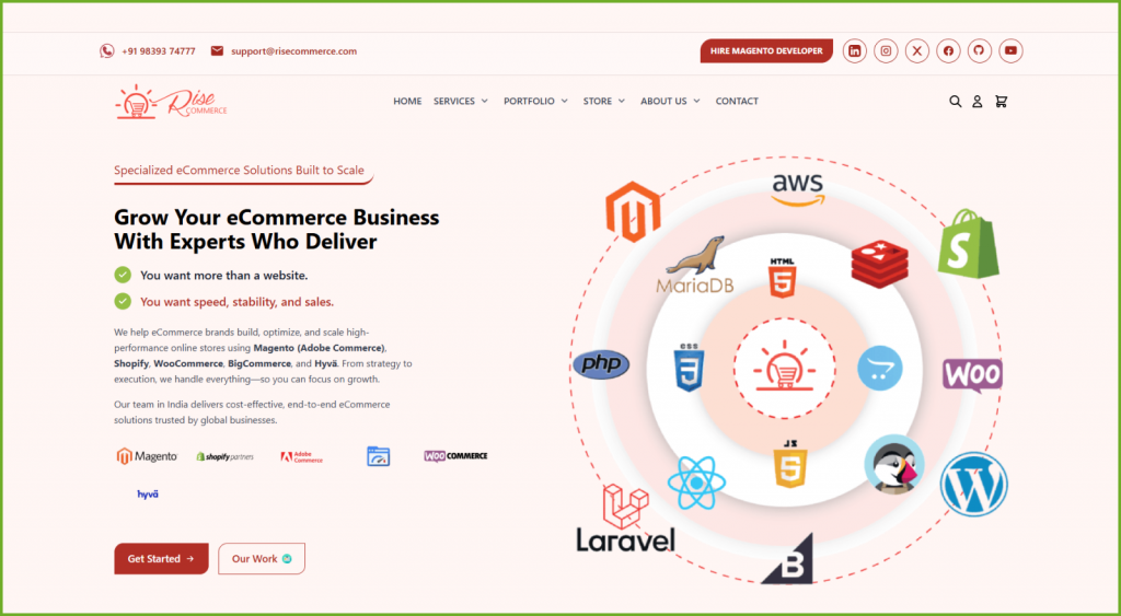 Rise Commerce provides