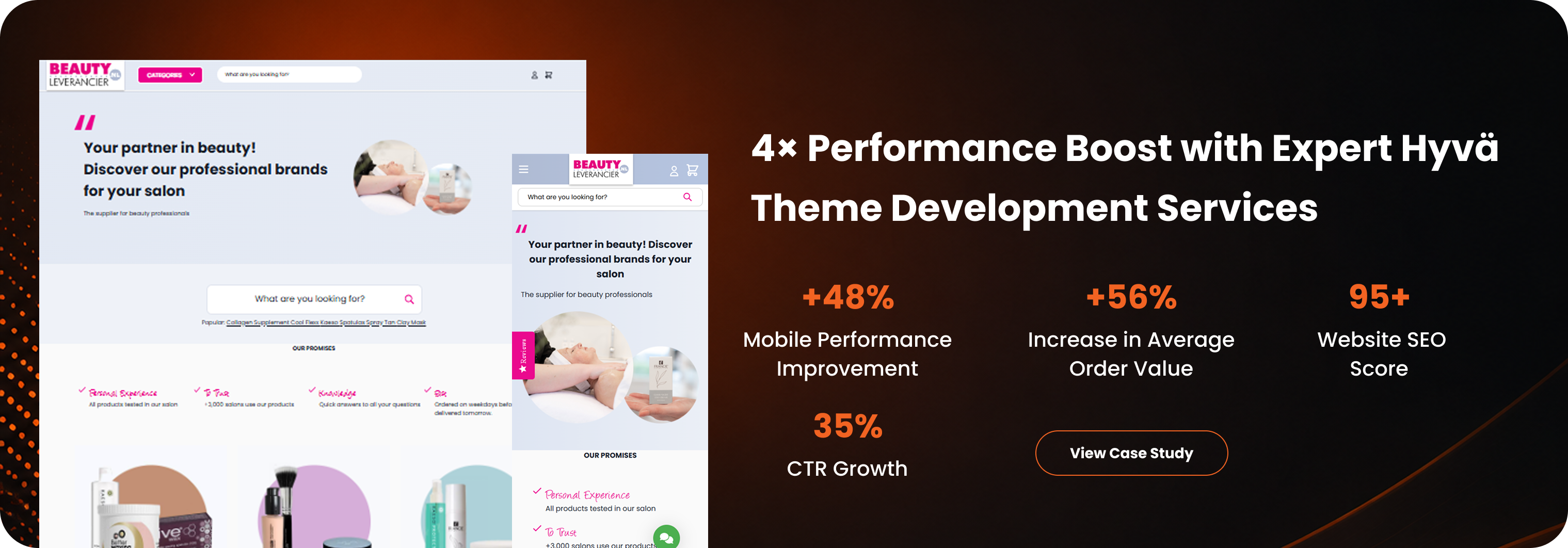 4x Performance Boost with Expert Hyvä Theme Development Services - Beauty Leverancier