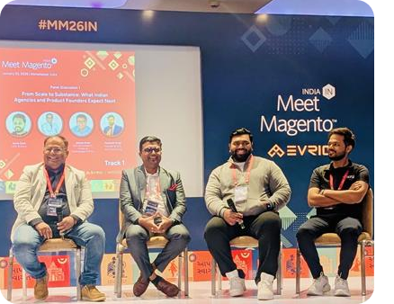 iCreative Technologies team at Meet Magento