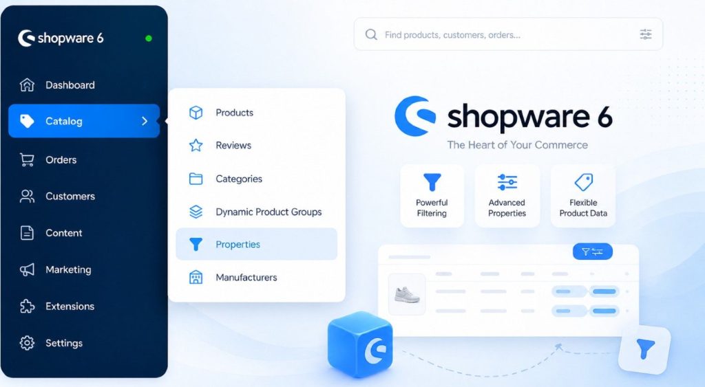 Backend Filters Reference for Shopware 6