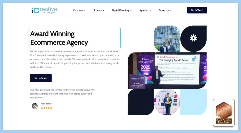 iCreative Technologies - Leading Magento Development Company