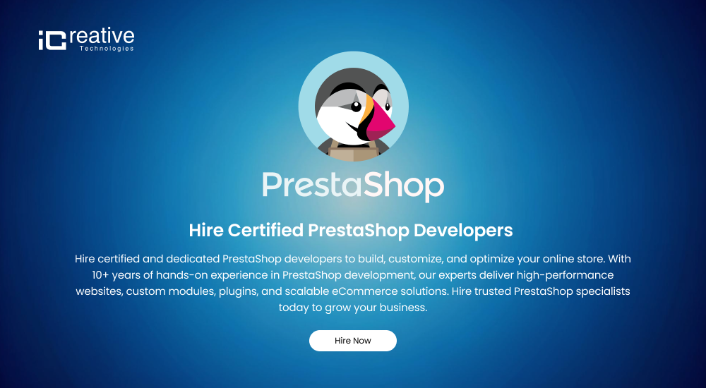 Hire best prestashop developers for online store development