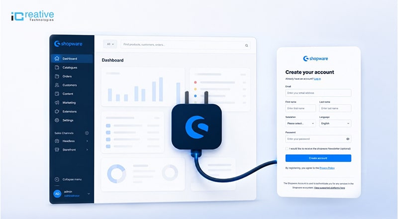 Shopware Login Guide Step by Step by iCreative Technologies